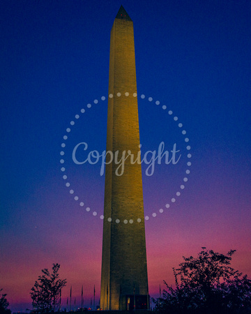Washington Monument in HDR
