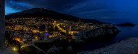 Panorama of Dubrovnik At Night